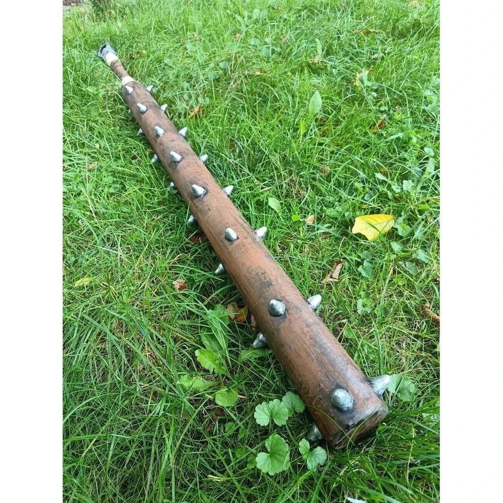 LARP Mace Cosplay‎ Samurai Stick Foam Spiked Club Comic-con / Dragoncon Sword